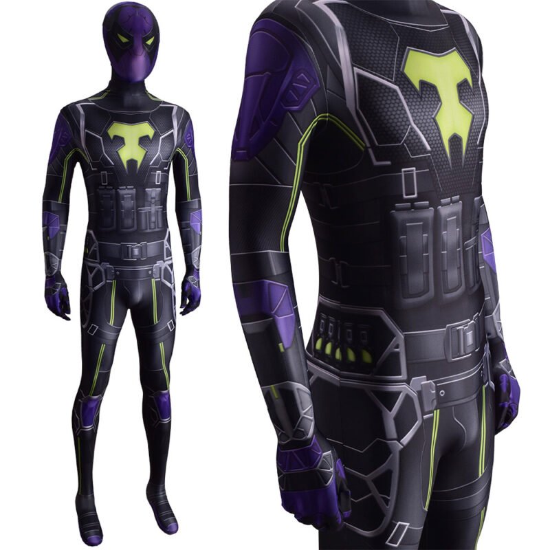 Spider-Man Miles Morales Costume Cosplay Costume The Prowler Aaron Davis Halloween X’mas Valentine’s day birthday gift comic-con game outfit - Image 5