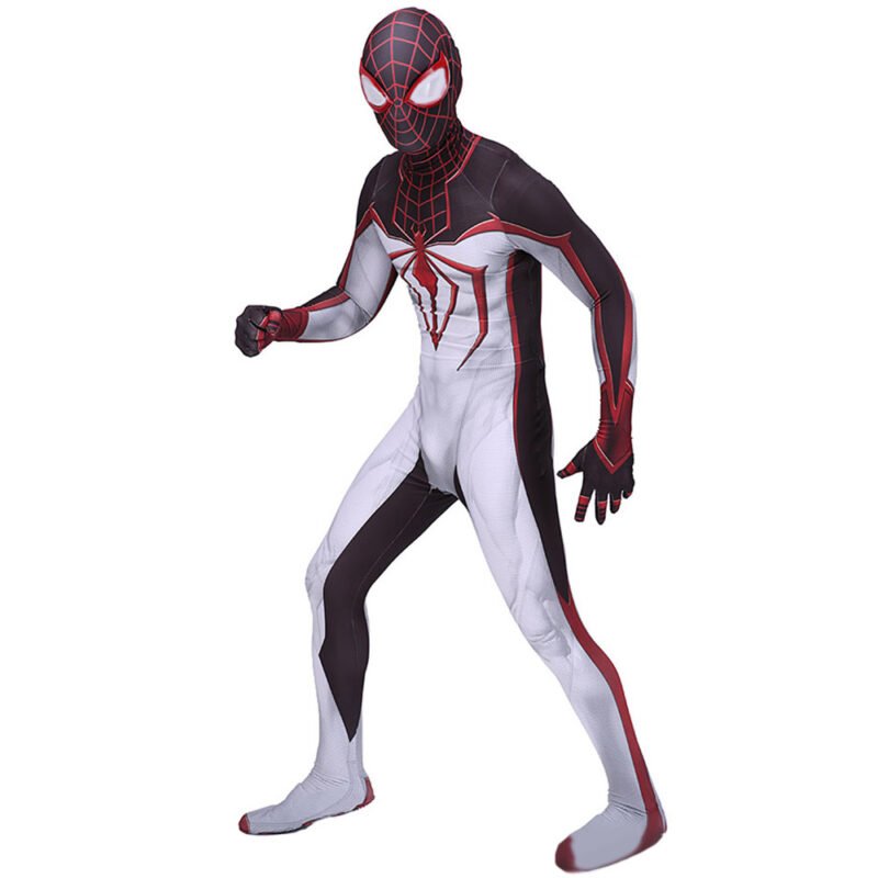 Spider Man-PS5 Miles Morales Cosplay Costume Halloween X’mas Valentine’s day birthday gift comic-con game outfit - Image 4