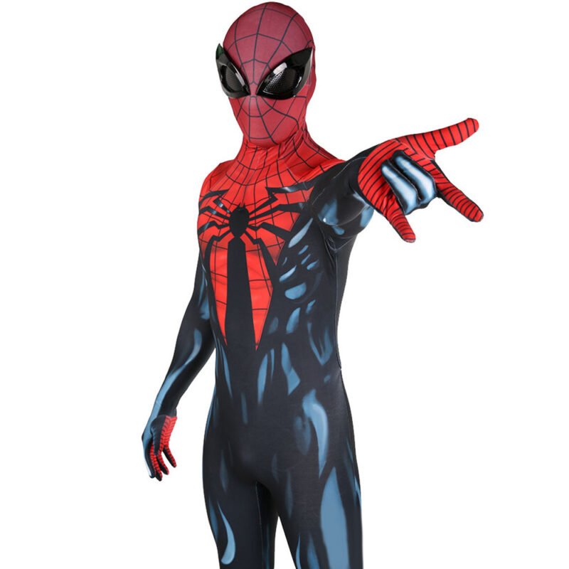New Superior Spiderman Jumpsuit Spider-man Cosplay Costume Halloween X’mas Valentine’s day birthday gift comic-con game outfit - Image 7