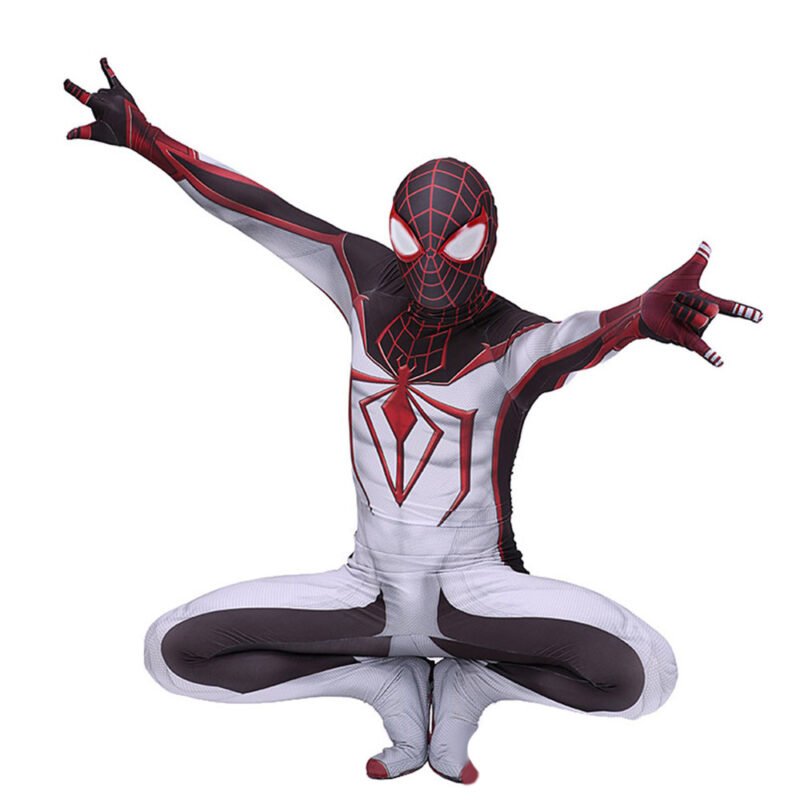 Spider Man-PS5 Miles Morales Cosplay Costume Halloween X’mas Valentine’s day birthday gift comic-con game outfit - Image 6