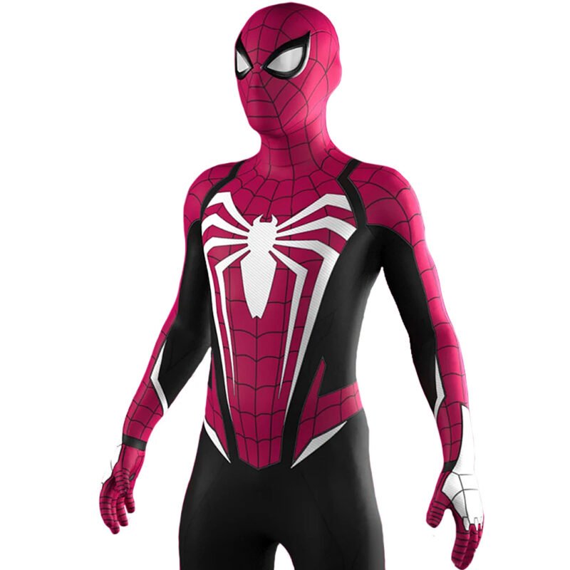 Spiderman PS4 Peter Parker Body Suit Cosplay Halloween costume Xmas birthday Valentine's day gift toys comic-con outfit - Image 7