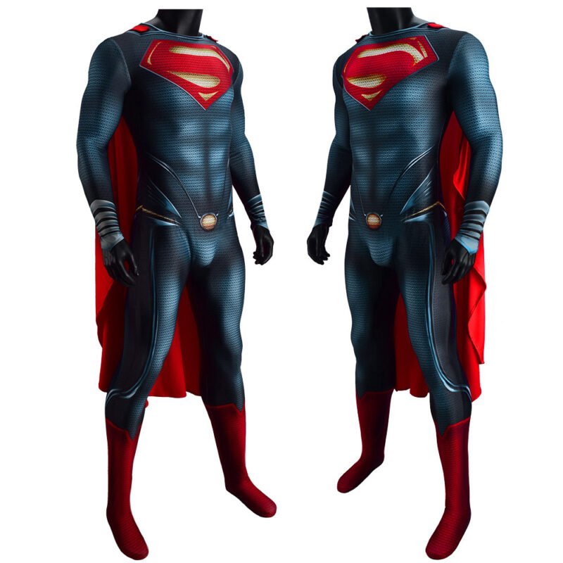 Superman: Man of Steel Superman Clark Kent Cosplay Costume Halloween X’mas Valentine’s day birthday gift comic-con game outfit - Image 3
