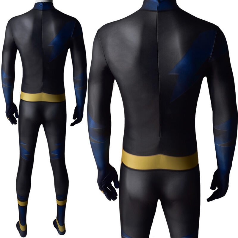 Kids Men's Beast Boy Jumpsuit Teen Titans Zentai cosplay Halloween costume Valentine's day X'mas birthday gift toys - immagine 6