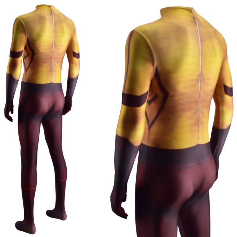 The Flash Season 3 Kid Flash Wally West Cosplay Costume Halloween X’mas Valentine’s day birthday gift comic-con game outfit - 图片 3