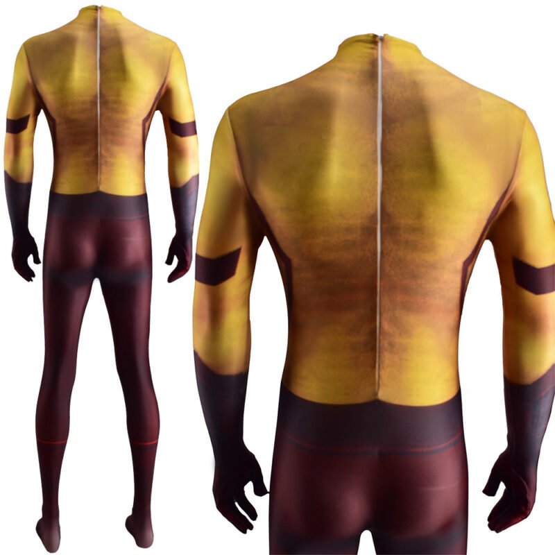 The Flash Season 3 Kid Flash Wally West Cosplay Costume Halloween X’mas Valentine’s day birthday gift comic-con game outfit - 图片 4