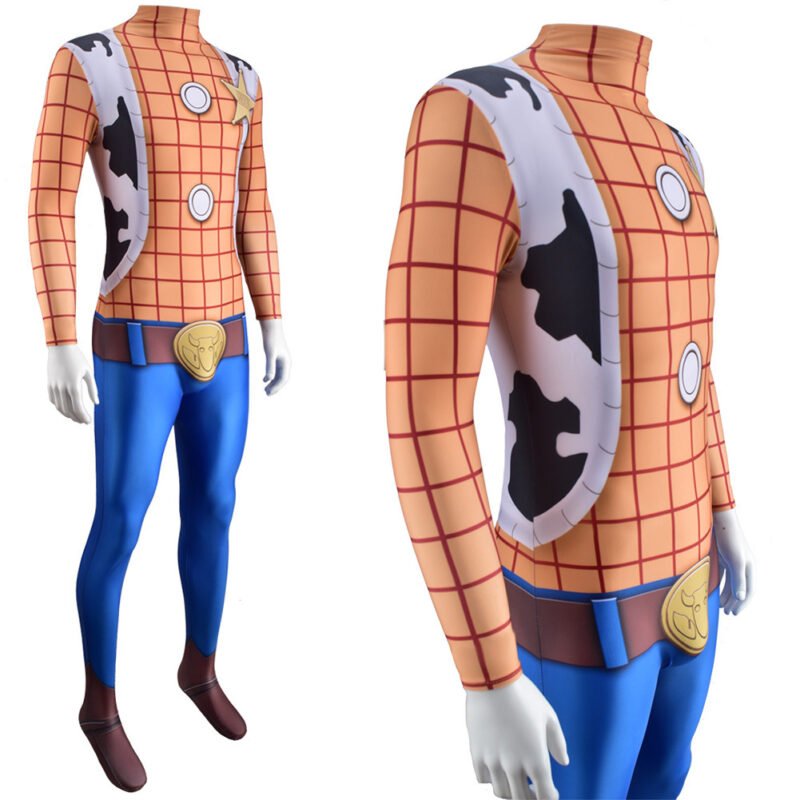Toy Story I am Woody Cosplay Costume Halloween X’mas Valentine’s day birthday gift comic-con game outfit - Image 3