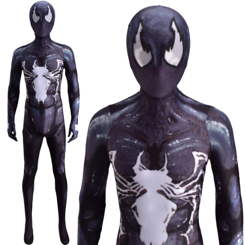 Venom Symbiote Spiderman SuperHero Cosplay Costume Halloween X’mas Valentine’s day birthday gift comic-con game outfit - Image 5