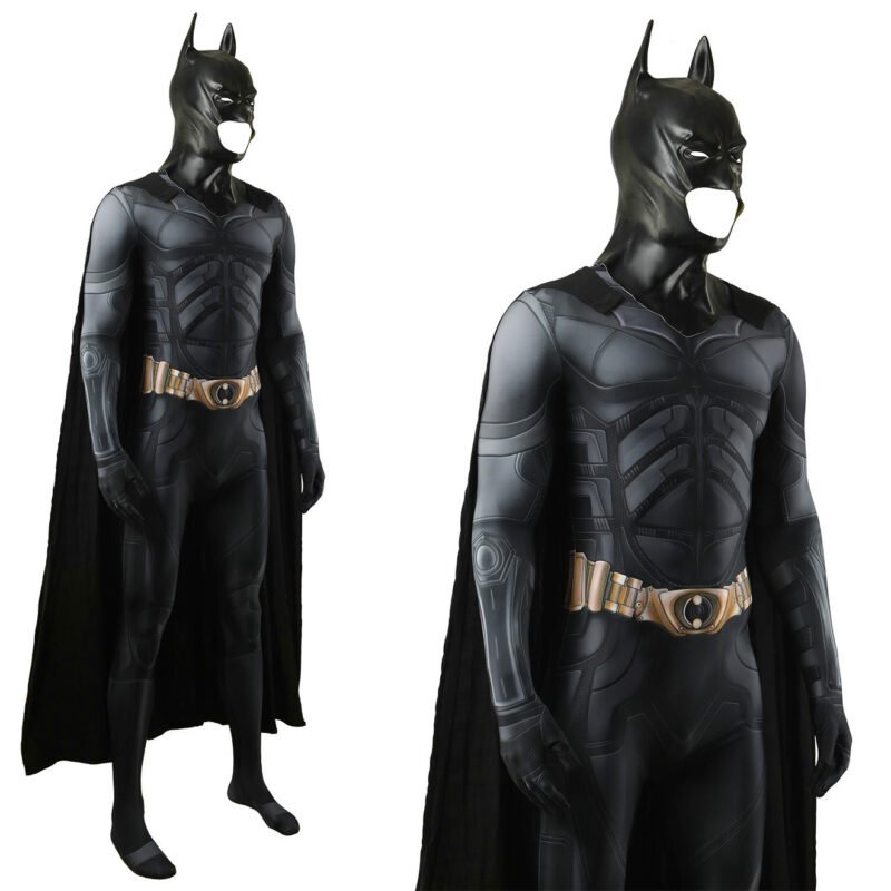 The Dark Knight Batman Bruce Wayne Jumpsuit Outfits Helmet Cosplay Halloween costume Xmas birthday Valentine's day gift toys comic-con outfit - Image 7
