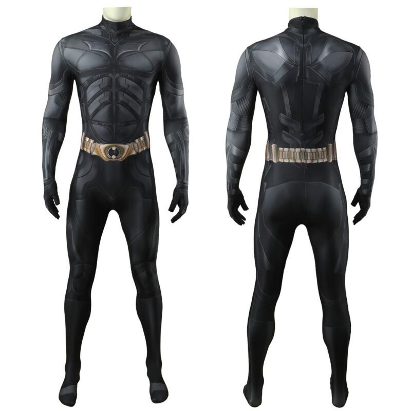 The Dark Knight Batman Bruce Wayne Jumpsuit Outfits Helmet Cosplay Halloween costume Xmas birthday Valentine's day gift toys comic-con outfit - Image 5
