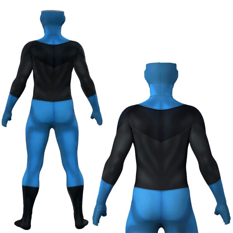 Invincible Superhero Omni-Man Cosplay Costume Nolan Grayson Blue Jumpsuit Cosplay Costume Halloween x'mas christmas birthday gift toys party make-up outfit - Image 2