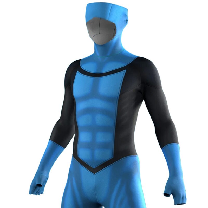 Invincible Superhero Omni-Man Cosplay Costume Nolan Grayson Blue Jumpsuit Cosplay Costume Halloween x'mas christmas birthday gift toys party make-up outfit - Image 3