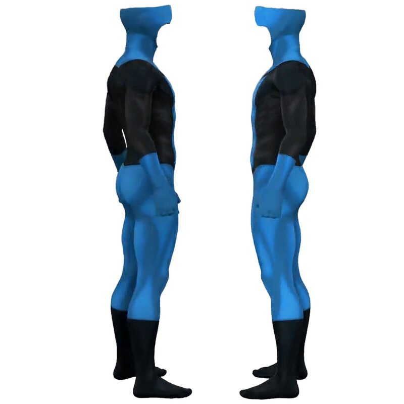 Invincible Superhero Omni-Man Cosplay Costume Nolan Grayson Blue Jumpsuit Cosplay Costume Halloween x'mas christmas birthday gift toys party make-up outfit - Image 4