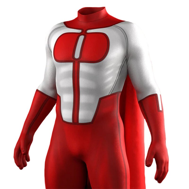 Invincible Superhero Omni-Man Cosplay Costume Nolan Grayson Red Jumpsuit Cosplay Costume Halloween x'mas christmas birthday gift toys party make-up outfit - Image 6
