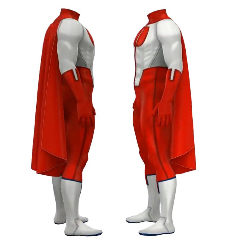 Invincible Superhero Omni-Man Cosplay Costume Nolan Grayson Red Jumpsuit Cosplay Costume Halloween x'mas christmas birthday gift toys party make-up outfit - Image 7