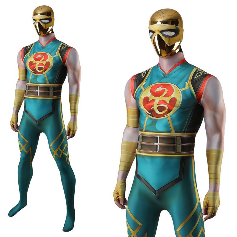 Marvel Rivals Iron Fist Costume Cosplay Halloween make-up costume xmas christmas gift toys comic-con outfit - Image 3