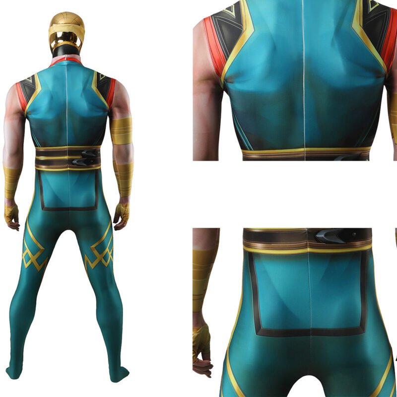 Marvel Rivals Iron Fist Costume Cosplay Halloween make-up costume xmas christmas gift toys comic-con outfit - Image 4