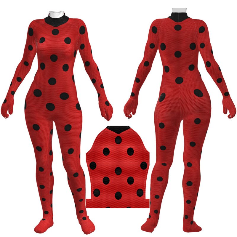 Miraculous Ladybug Jumpsuit Anime Cosplay Costume Halloween xmas birthday valentine’s day toys - Image 3