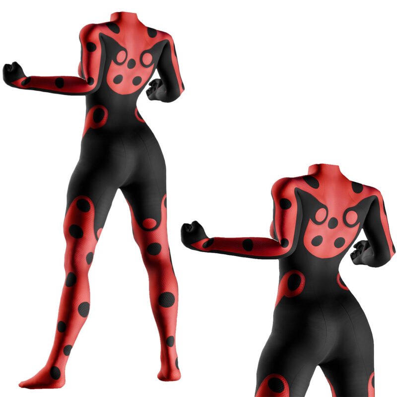 Miraculous Ladybug Cosplay Costume Miraculous Shadybug Jumpsuits Cosplay Halloween costume Xmas birthday Valentine's day gift toys comic-con outfit - Image 4