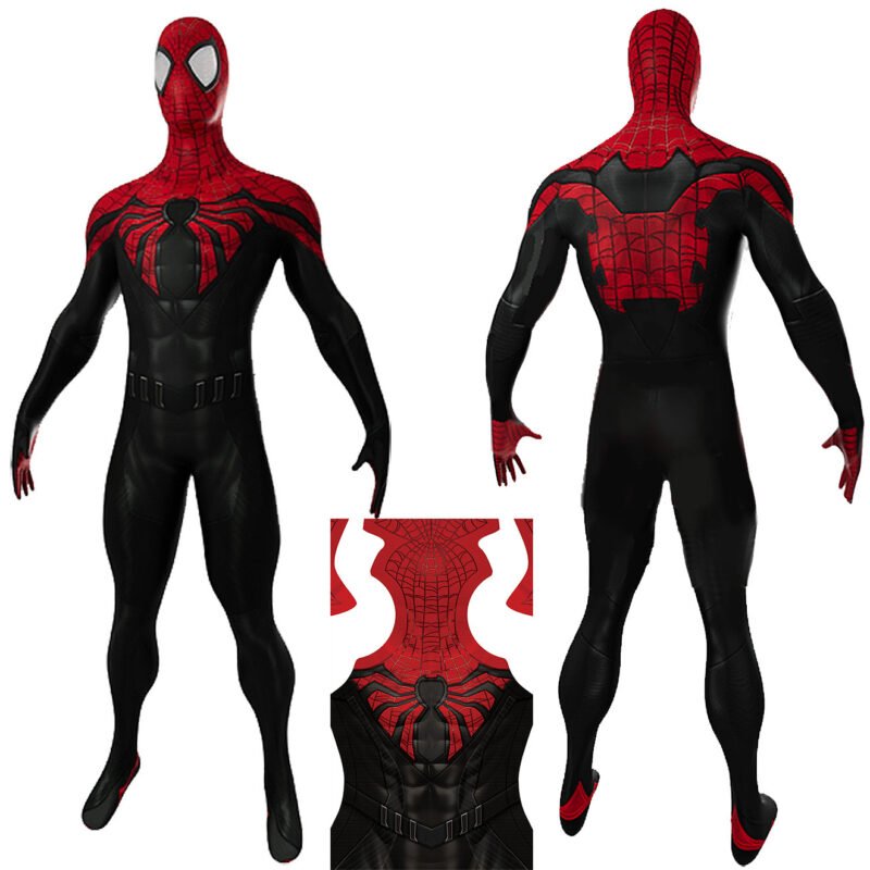 Kids Men's Upgraded Ultimate Spiderman Jumpsuits Cosplay Halloween costume Xmas birthday Valentine's day gift toys comic-con outfit - Image 3