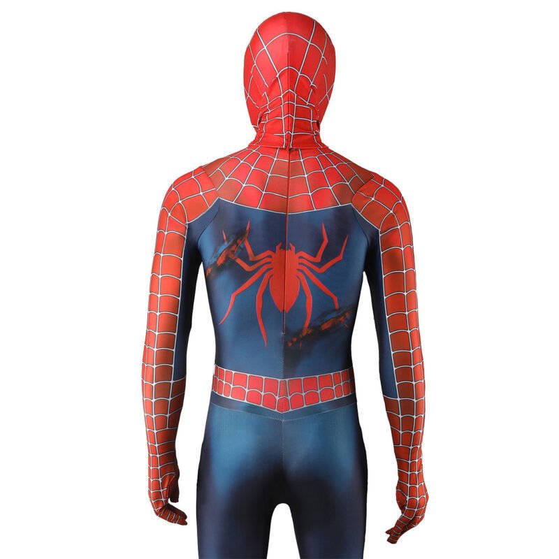 Spider-Man 2 Tobey Maguire Peter Parker Bodysuit Cosplay Halloween costume Xmas birthday Valentine's day gift toys comic-con outfit - Image 2