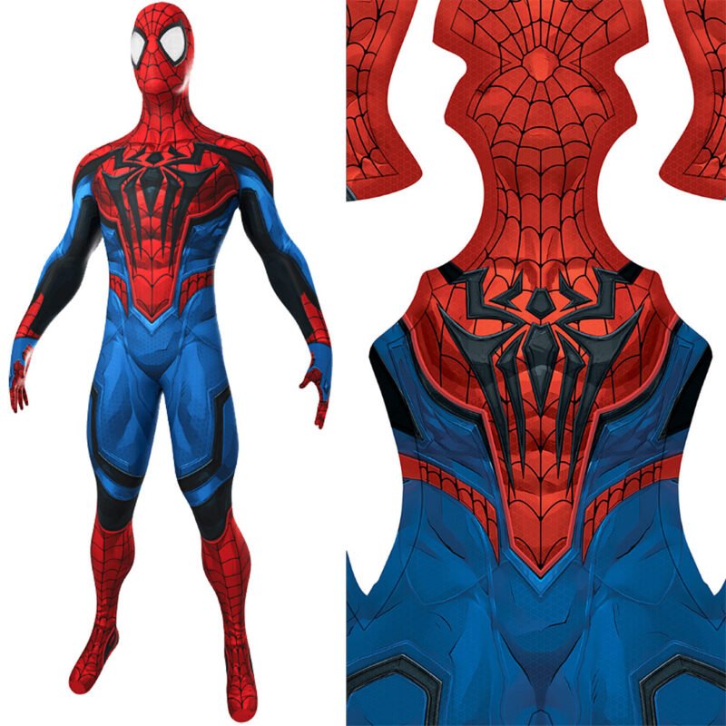 Spider-Man AKA Peter Parker Cosplay Costume Game Marvel Rivals Superhero Jumpsuit Halloween costume Xmas birthday Valentine's day gift toys comic-con outfit - Image 3
