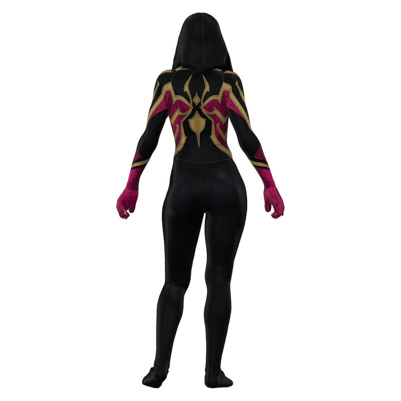 Spider-Woman Gwen Stacy hoodie jumpsuit outfit halloween cosplay costume Spider-Gwen unique for women - Image 3