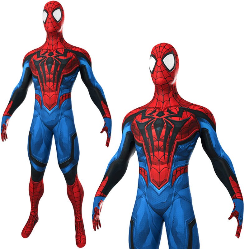 Spider-Man AKA Peter Parker Cosplay Costume Game Marvel Rivals Superhero Jumpsuit Halloween costume Xmas birthday Valentine's day gift toys comic-con outfit - Image 4