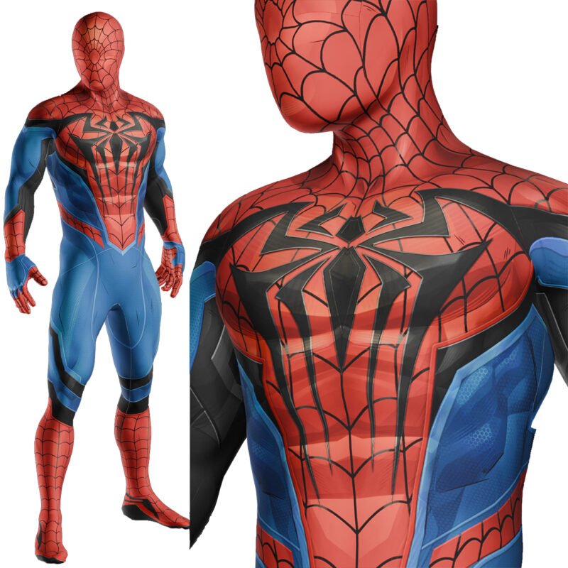 New Rivals Spiderman Jumpsuit Spider-Man Costume Cosplay Halloween make-up costume xmas christmas gift toys comic-con outfit - Image 5