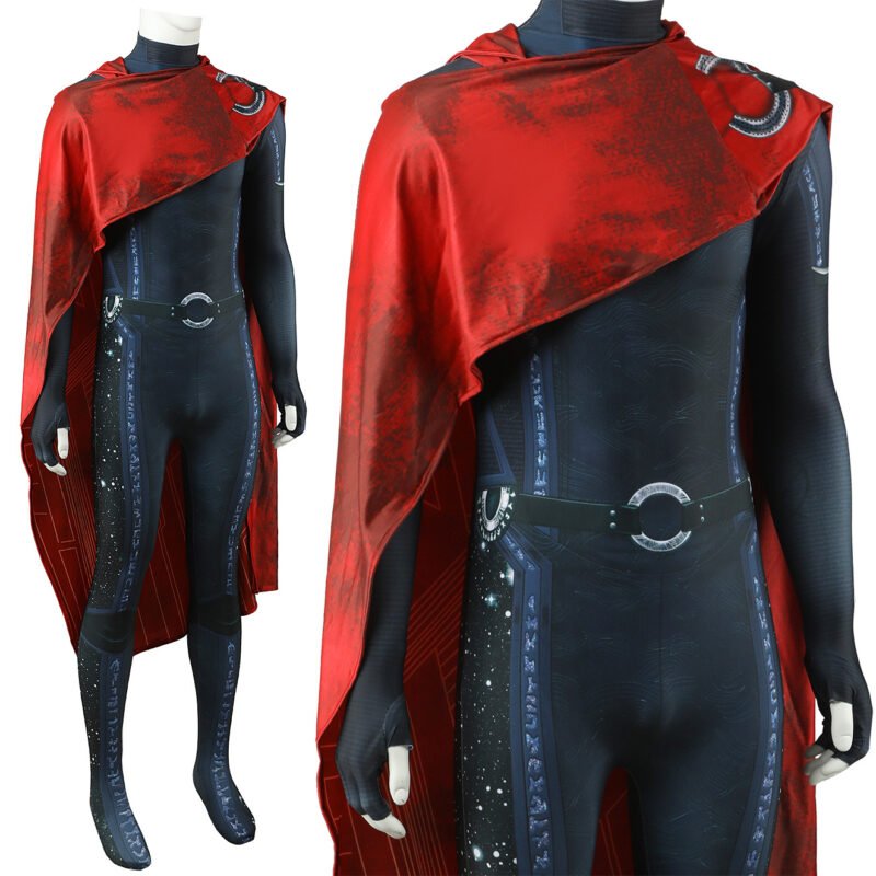 Agatha All Along Wiccan Cosplay Costume William Billy Maximoff Jumpsuit Cape Halloween costume deluxe X'mas birthday Valentine's day gift toys comic-con - Image 3