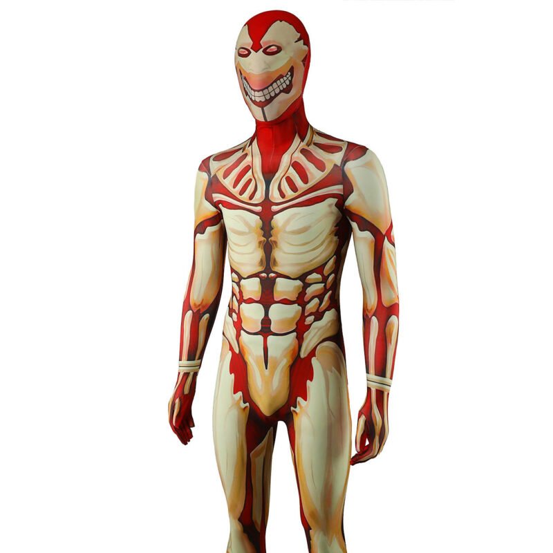 Anime The Armored Titan Jumpsuit Mask Cosplay Costume Halloween x’mas christmas birthday gift toys party make-up outfit - Image 2
