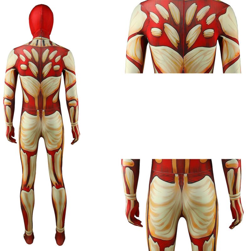 Anime The Armored Titan Jumpsuit Mask Cosplay Costume Halloween x’mas christmas birthday gift toys party make-up outfit - Image 6