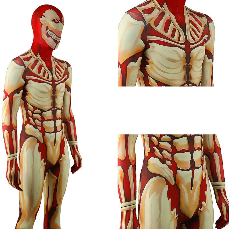 Anime The Armored Titan Jumpsuit Mask Cosplay Costume Halloween x’mas christmas birthday gift toys party make-up outfit - Image 7