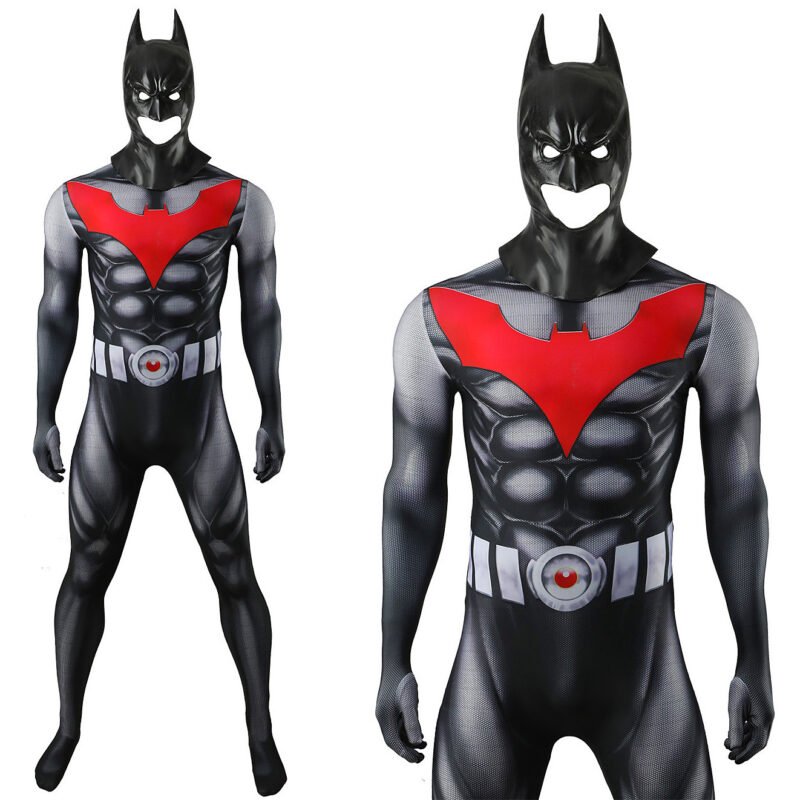 Batman Beyond Terry McGinnis Jumpsuit Cosplay Costume Halloween x’mas christmas birthday gift toys party make-up outfit - Image 4