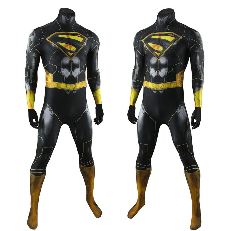 Superman V4 Jumpsuit Cosplay Costume Halloween x’mas christmas birthday gift toys party make-up outfit - Image 2