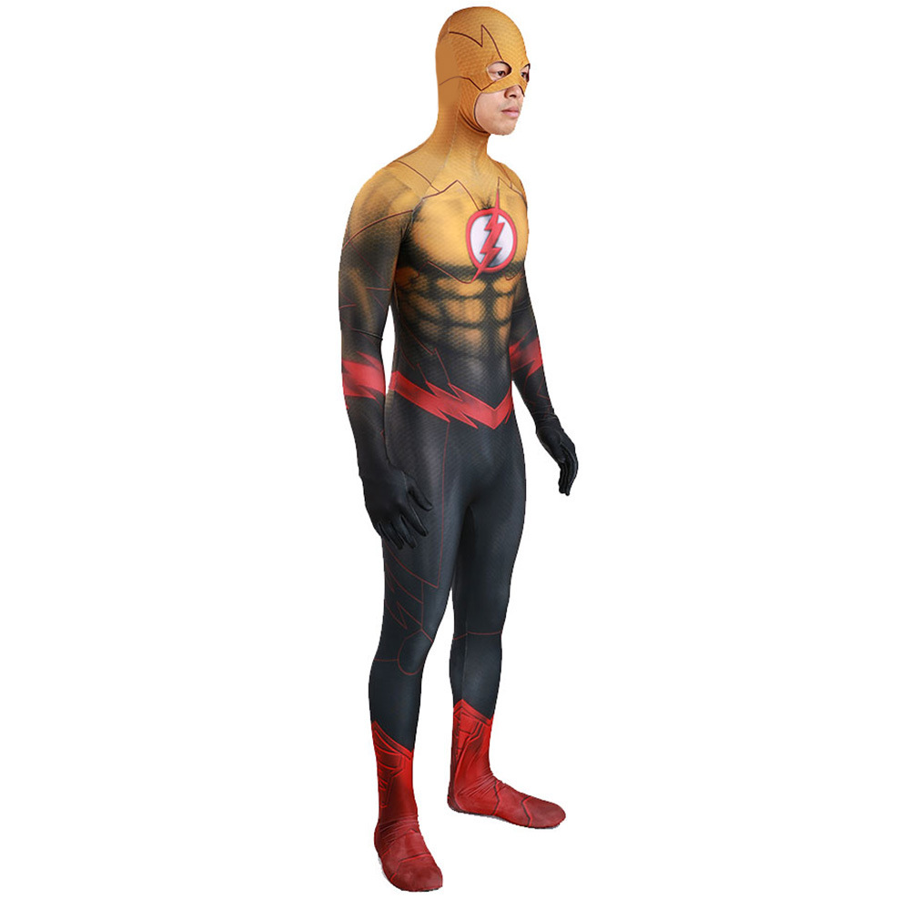 The Flash Barry Allen Reverse Cosplay Costume Halloween x’mas christmas birthday gift toys party make-up outfit - Image 5