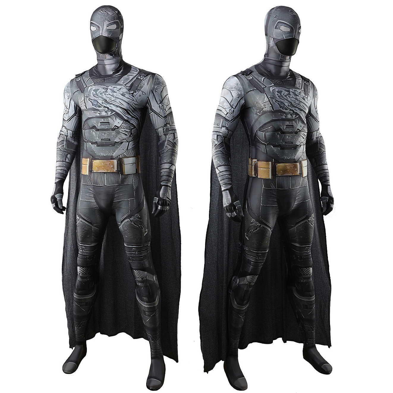 Battle Damaged Armored Batman Cosplay Costume Superhero Halloween x’mas christmas birthday gift toys party make-up outfit - Image 2