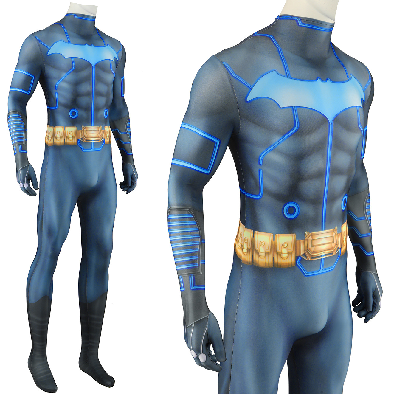 Batman Bodysuit Mobius Chair Cosplay Costume Halloween x’mas christmas birthday gift toys party make-up outfit - Image 7