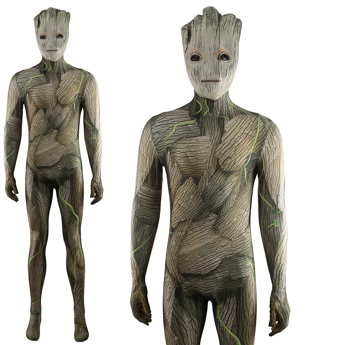 Guardians of the Galaxy Groot Cosplay Costume Halloween x’mas christmas birthday gift toys party make-up outfit - Image 3