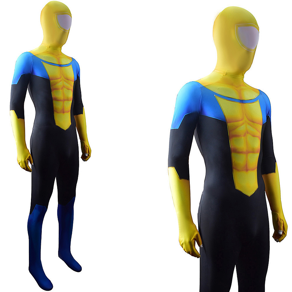 Invincible Costume Mark Grayson Cosplay Halloween x’mas christmas birthday gift toys party make-up outfit - Image 3
