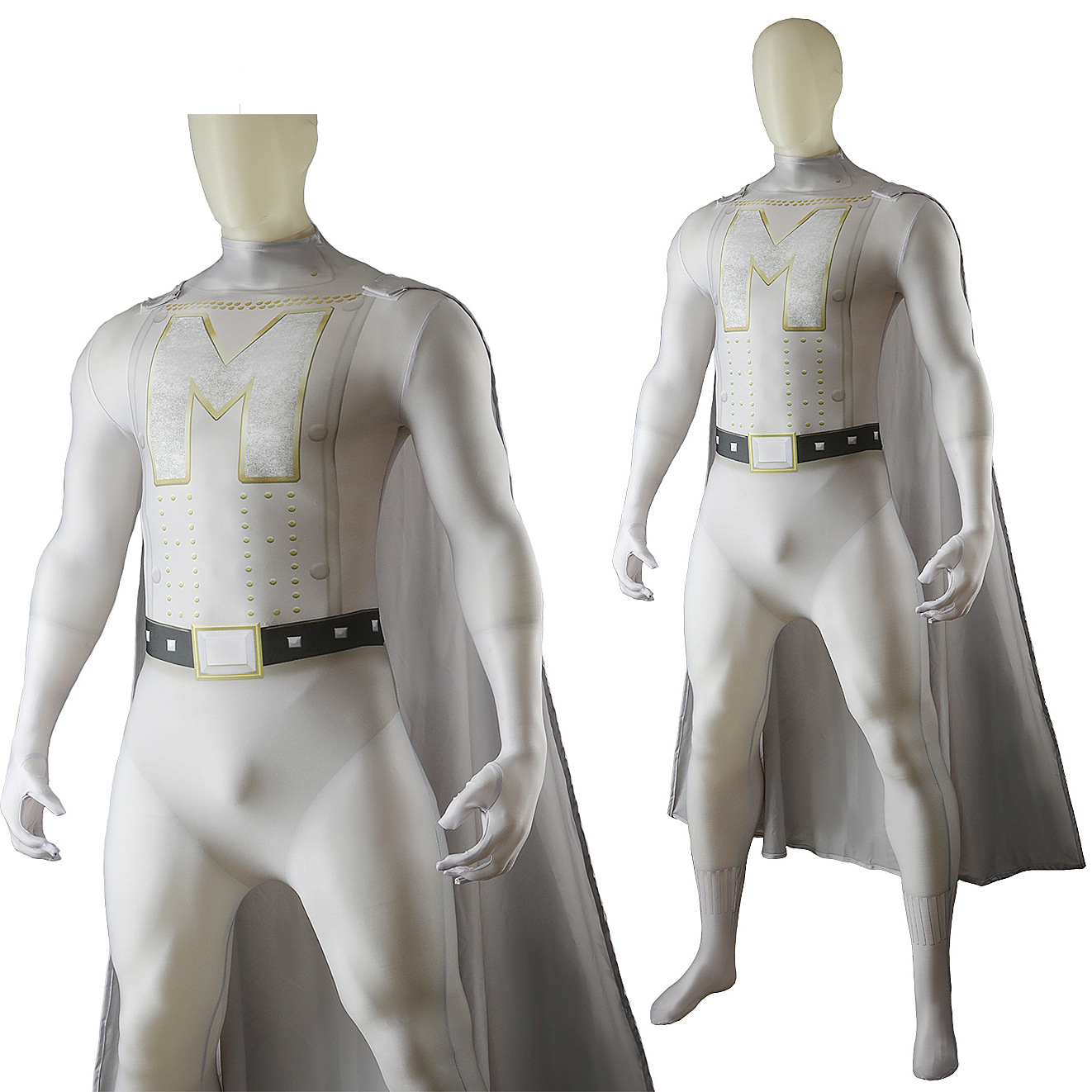 Megamind Metro Man Cosplay Costume Superhero Jumpsuit Cape Halloween x’mas christmas birthday gift toys party make-up outfit - Image 2