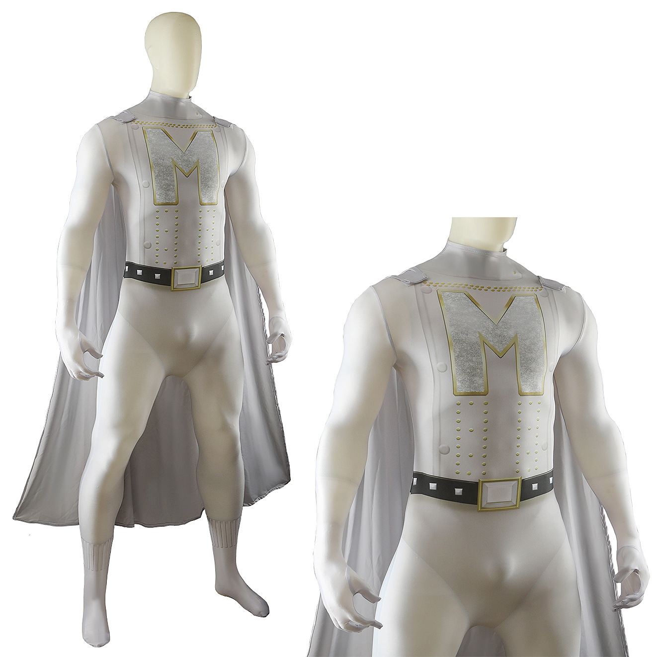 Megamind Metro Man Cosplay Costume Superhero Jumpsuit Cape Halloween x’mas christmas birthday gift toys party make-up outfit - Image 5