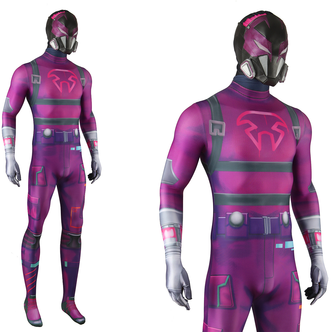 Prowler Miles G Morales Cosplay Costume Superhero Jumpsuit Halloween x’mas christmas birthday gift toys party make-up outfit - Image 8
