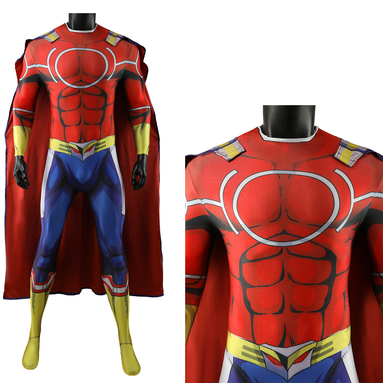 My Hero Academia All Might Cosplay Costume Halloween x’mas christmas birthday gift toys party make-up outfit - Image 2