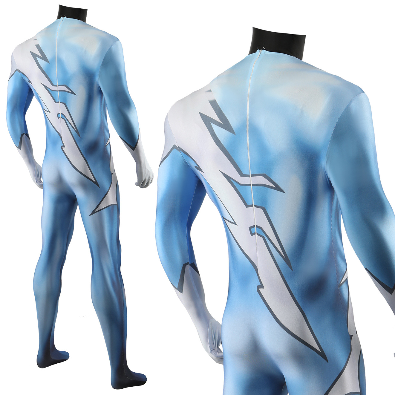 Superhero Quick Silver Cosplay Costume Halloween x’mas christmas birthday gift toys party make-up outfit - Image 9