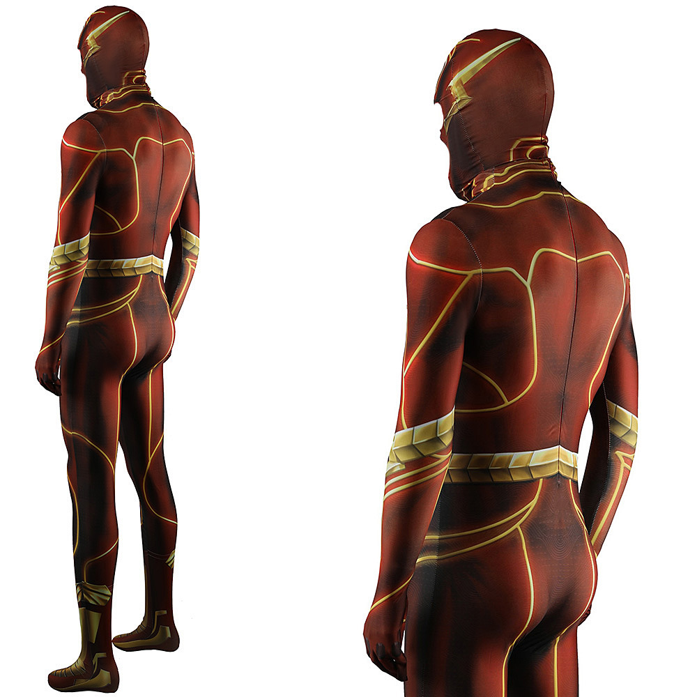 The Flash Barry Allen Cosplay Costume Halloween x’mas christmas birthday gift toys party make-up outfit - Image 7