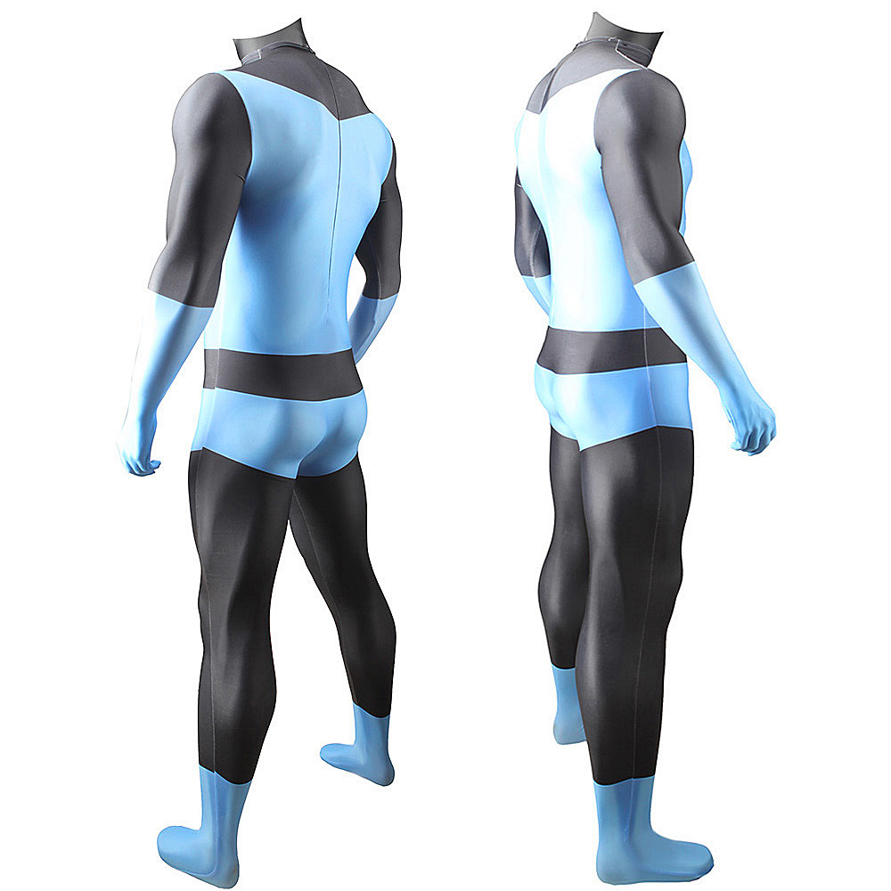 The Incredibles Mr. Incredible Blue Suit Robert Bob Parr Cosplay Costume Halloween x’mas christmas birthday gift toys party make-up outfit - Image 3