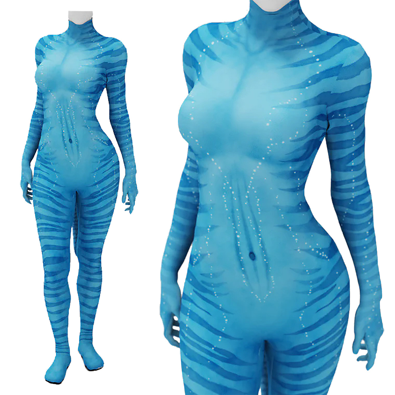 Avatar 2 The Way of Water Neytiri Cosplay Costume Halloween x’mas christmas birthday gift toys party make-up outfit - Image 2