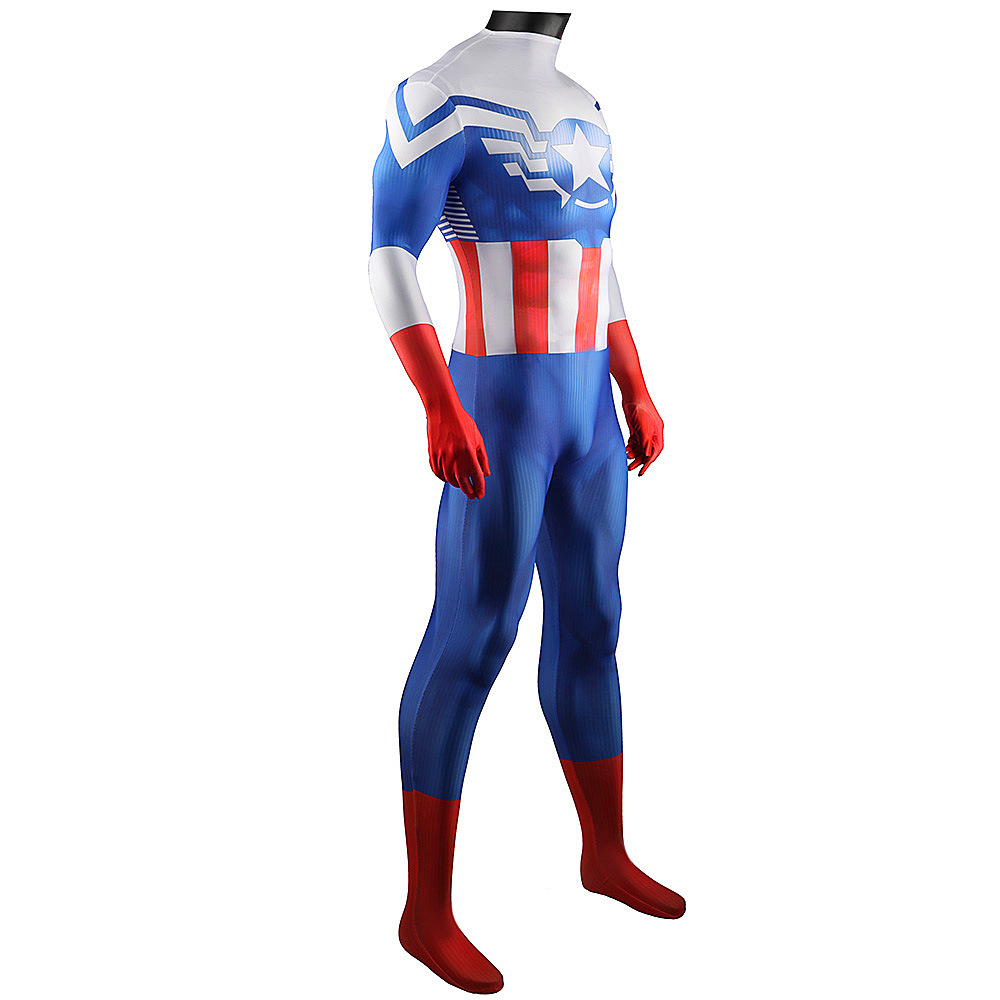 Falcon Captain America Cosplay Costume Halloween x’mas christmas birthday gift toys party make-up outfit - Image 3