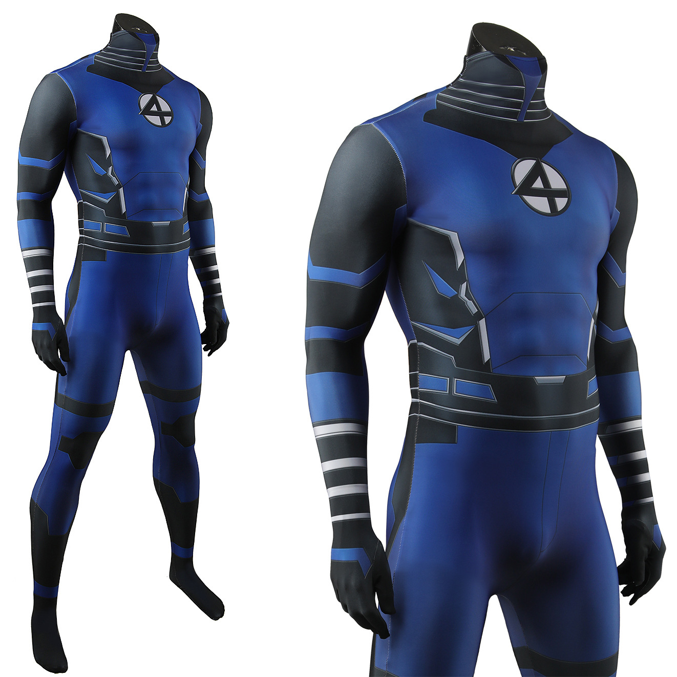 Mister Fantastic 4 Jumpsuit Cosplay Costume Halloween x’mas christmas birthday gift toys party make-up outfit - Image 3