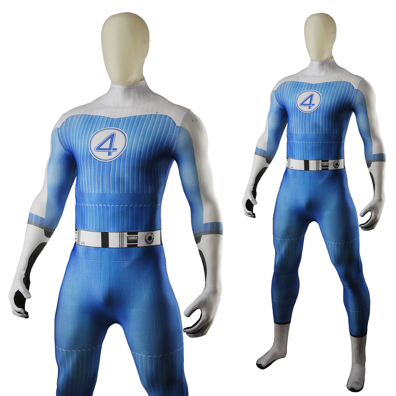 The Fantastic Four First Steps Steps Reed Ben Grimm The Thing Cosplay Costume Halloween x’mas christmas birthday gift toys party make-up outfit - Image 4
